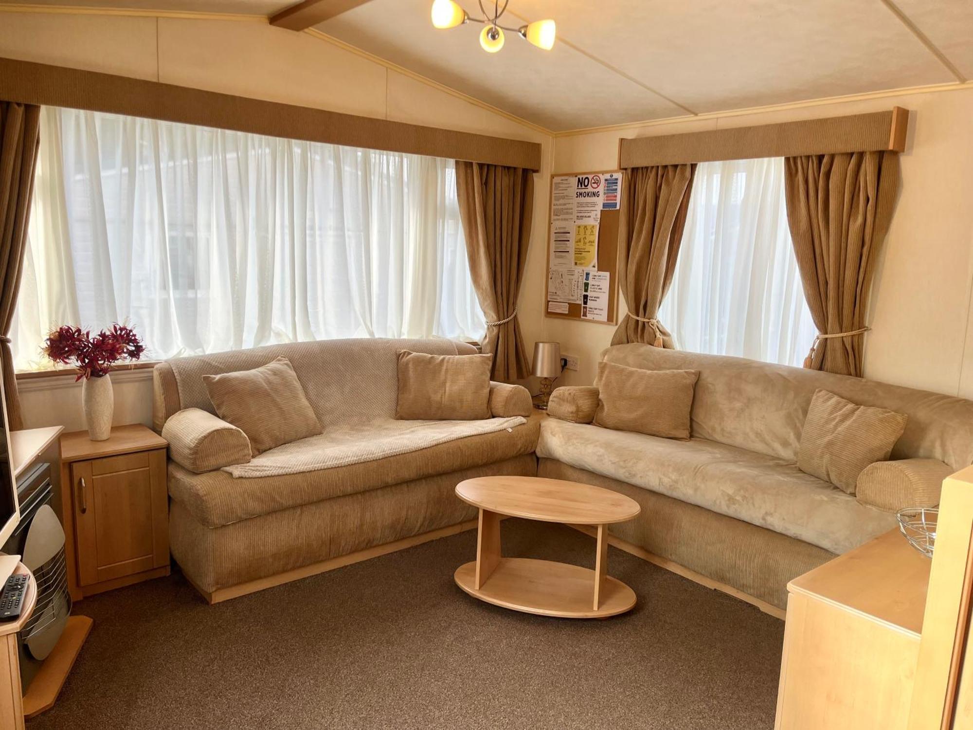 3 Bedroom Self Catering Static Caravan Stepps Bagian luar foto